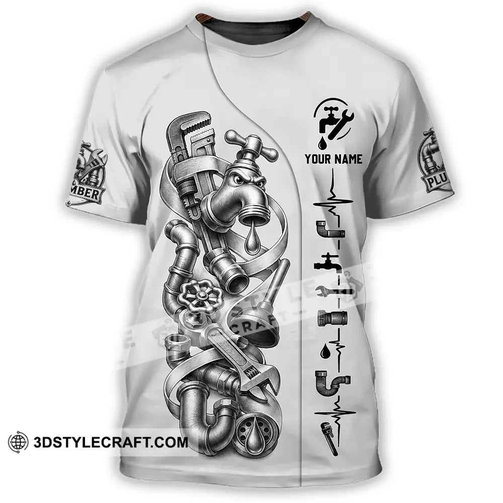 Unisex Shirt - Custom Plumber Shirt - T-Shirt / S - T-shirt