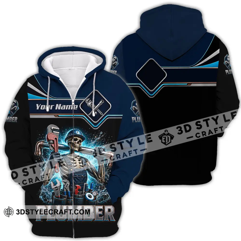 Unisex Shirt - Custom Plumber Shirt - Zipper Hoodie / S - T-shirt