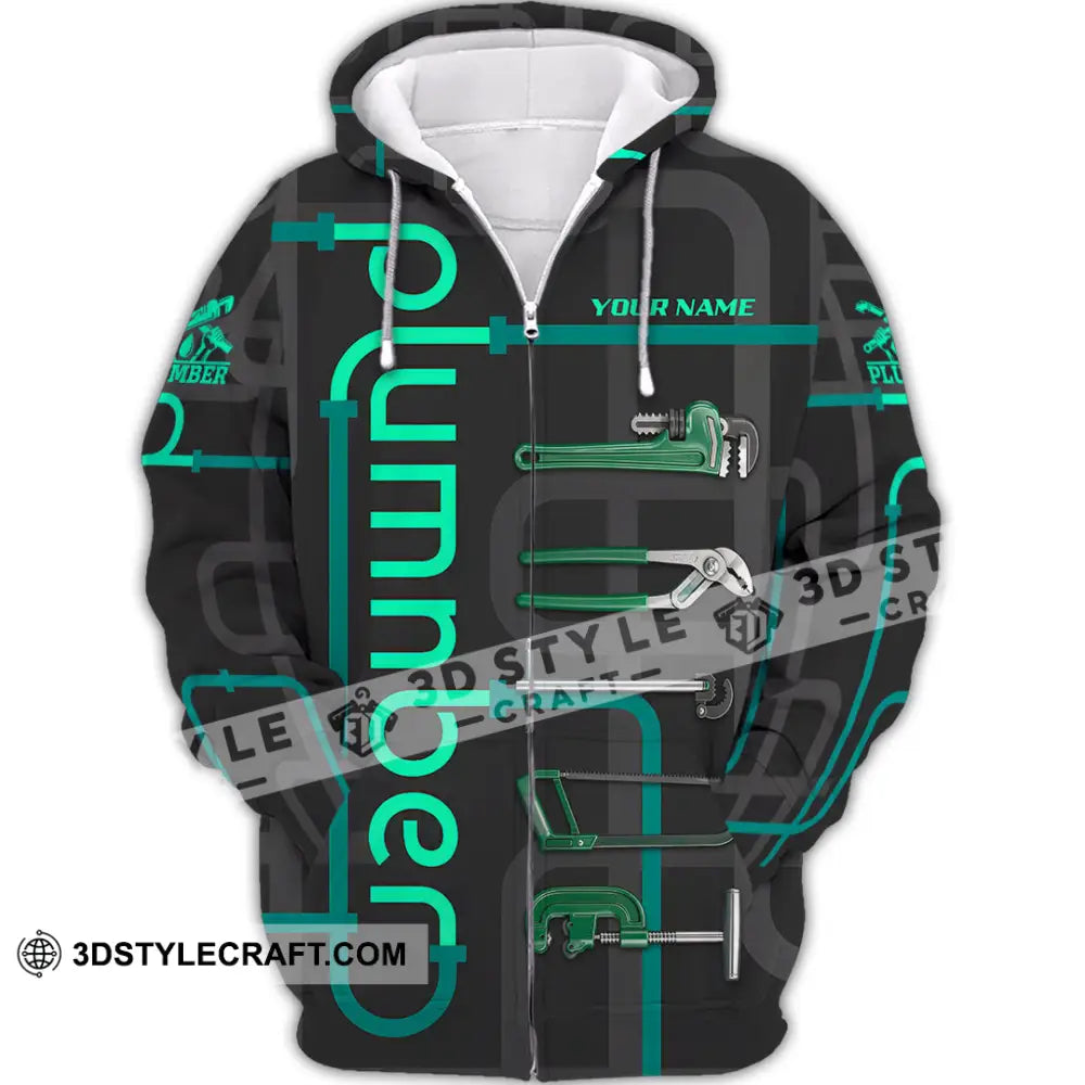 Unisex Shirt - Custom Plumber Shirt - Zipper Hoodie / S - T-shirt