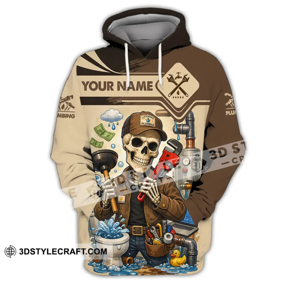 Unisex Shirt - Custom Plumbing Shirt - Hoodie / S - T-shirt