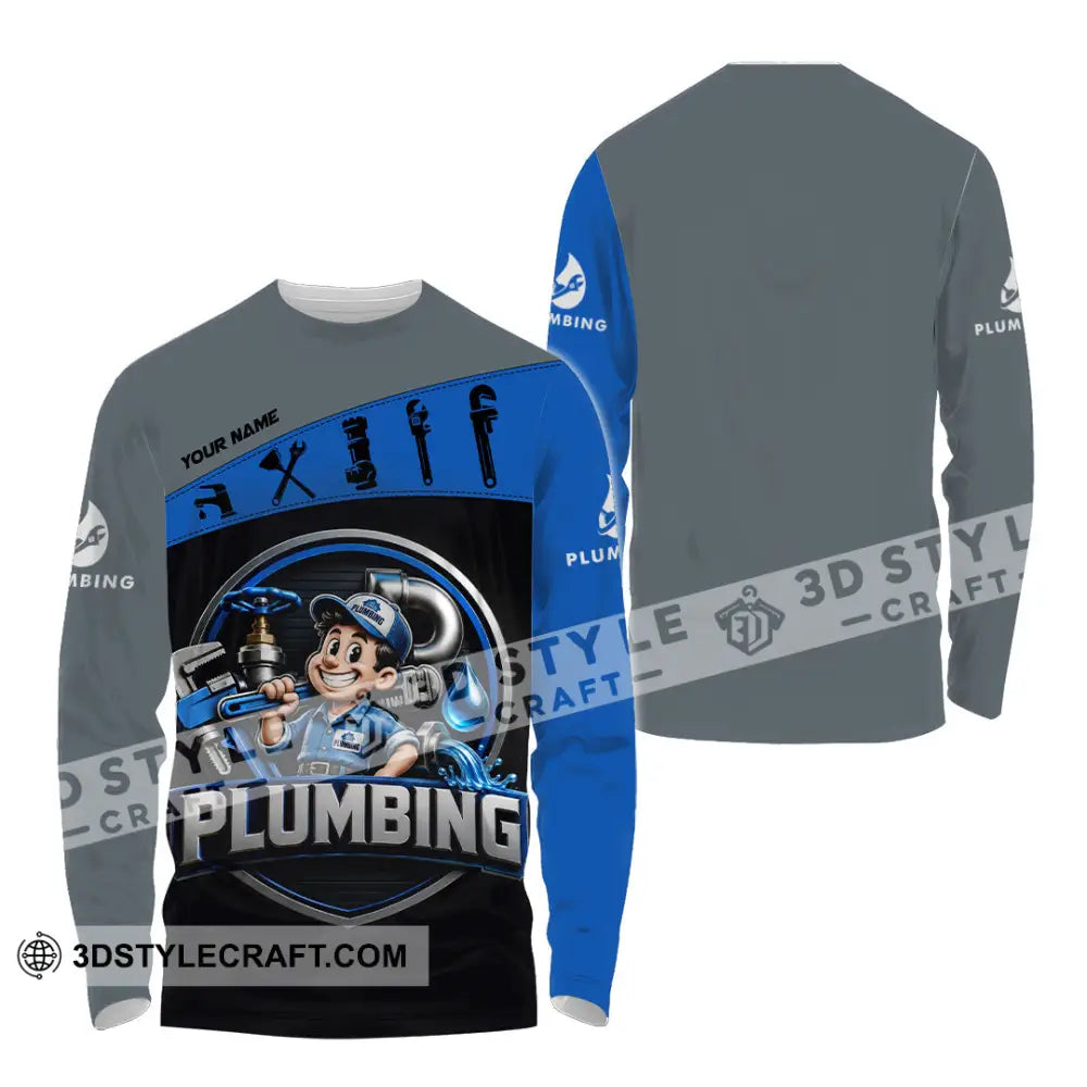 Unisex Shirt - Custom Plumbing Shirt - Long Sleeve Shirt / S - T-shirt