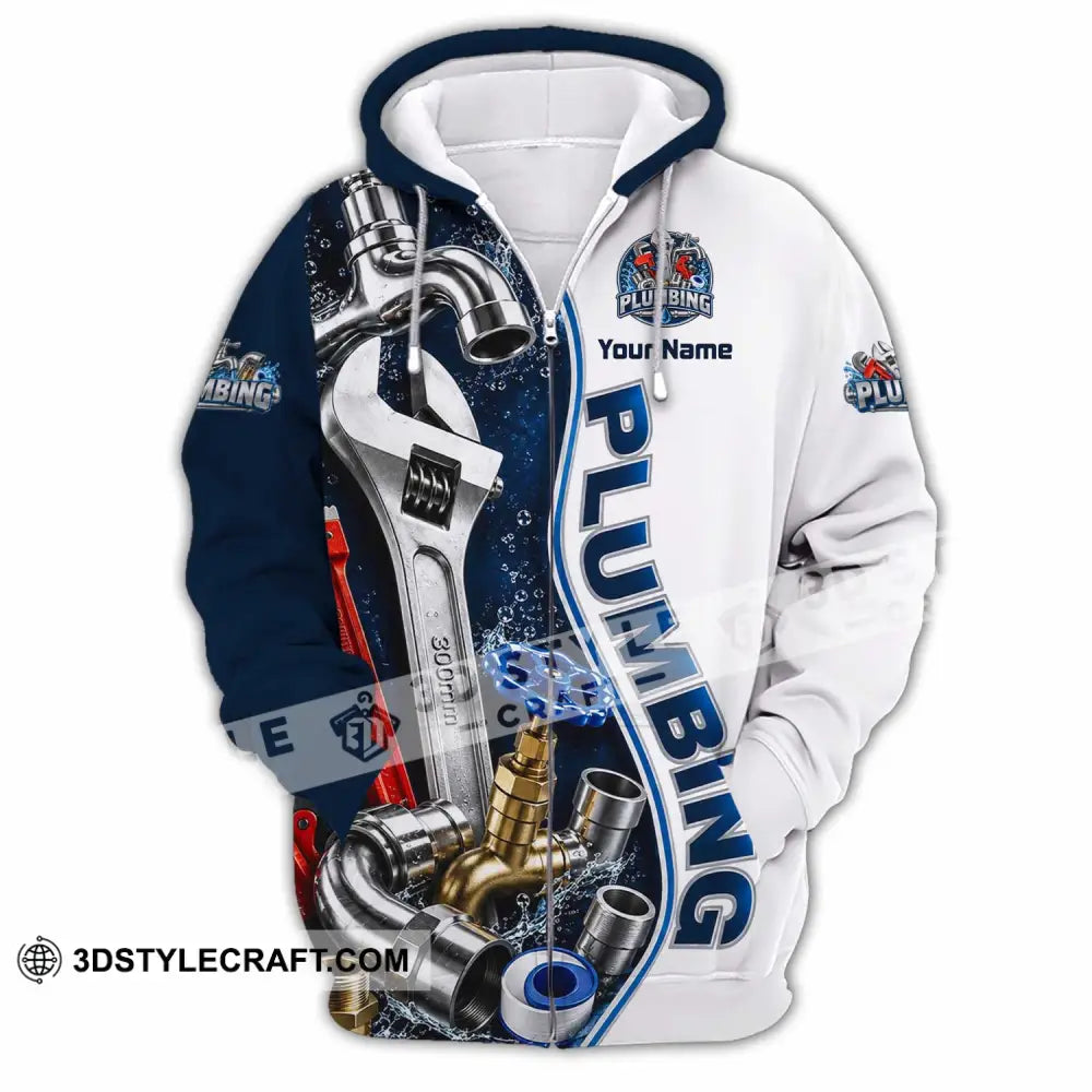 Unisex Shirt - Custom Plumbing Shirt - Zipper Hoodie / S - T-shirt