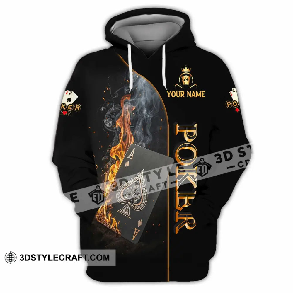 Unisex Shirt - Custom Poker 3D Shirt Hoodie / S T-shirt