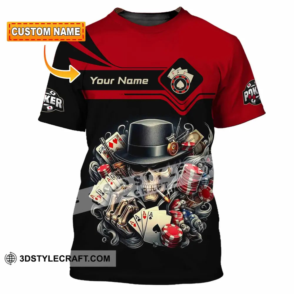 Unisex Shirt - Custom Poker 3D Shirt T-shirt