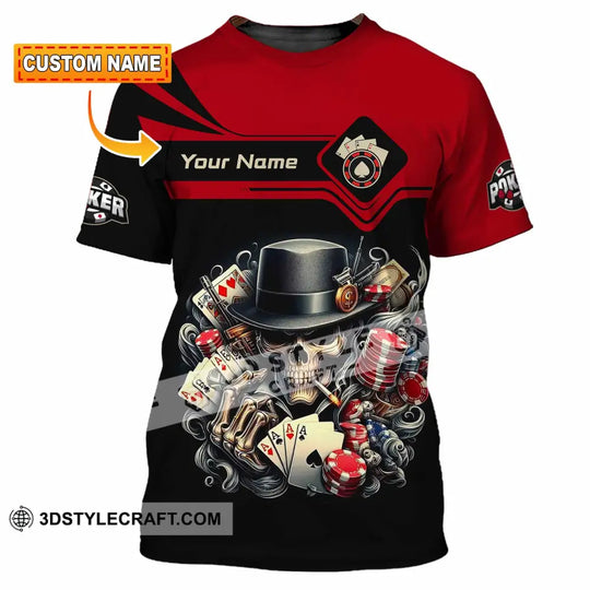 Unisex Shirt - Custom Poker 3D Shirt style option 1