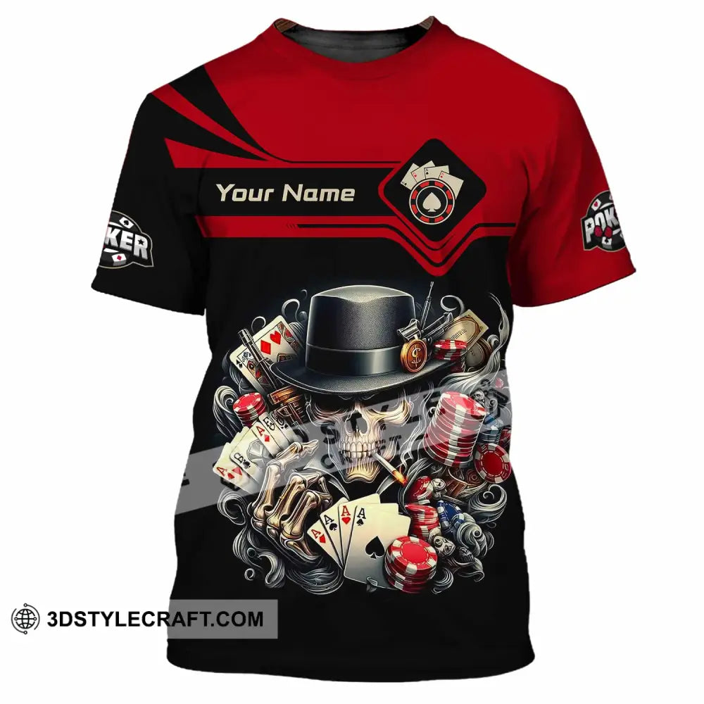 Unisex Shirt - Custom Poker 3D Shirt T-Shirt / S T-shirt