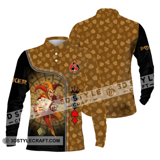 Unisex Shirt - Custom Poker Lover Shirt, Poker Player style option 3