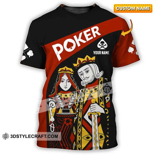 Unisex Shirt - Custom Poker Lover Shirt style option 1