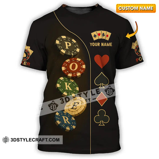 Unisex Shirt - Custom Poker Shirt style option 1