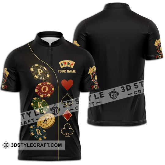 Unisex Shirt - Custom Poker Shirt style option 2
