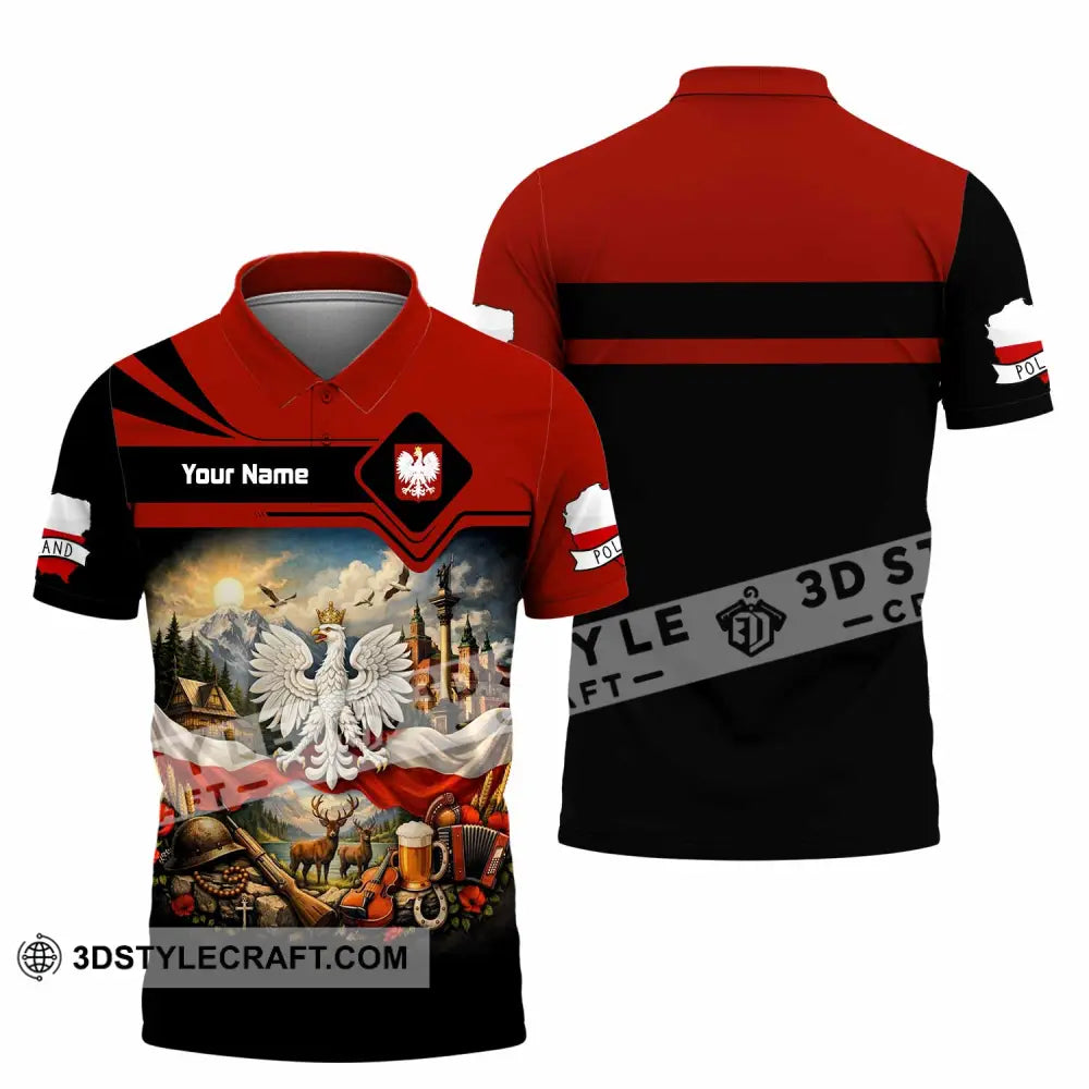 Unisex Shirt - Custom Poland Shirt - Polo Shirt / S - T-shirt