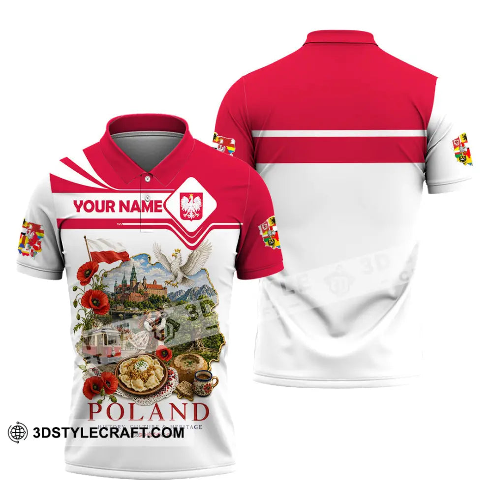 Unisex Shirt - Custom Poland Shirt - Polo Shirt / S - T-shirt