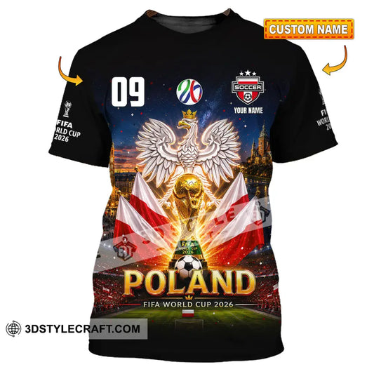 Unisex Shirt - Custom Poland World Cup 2026 Shirt - T-shirt