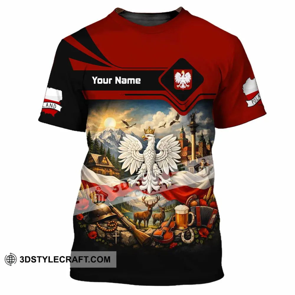 Unisex Shirt - Custom Poland Shirt - T-Shirt / S - T-shirt