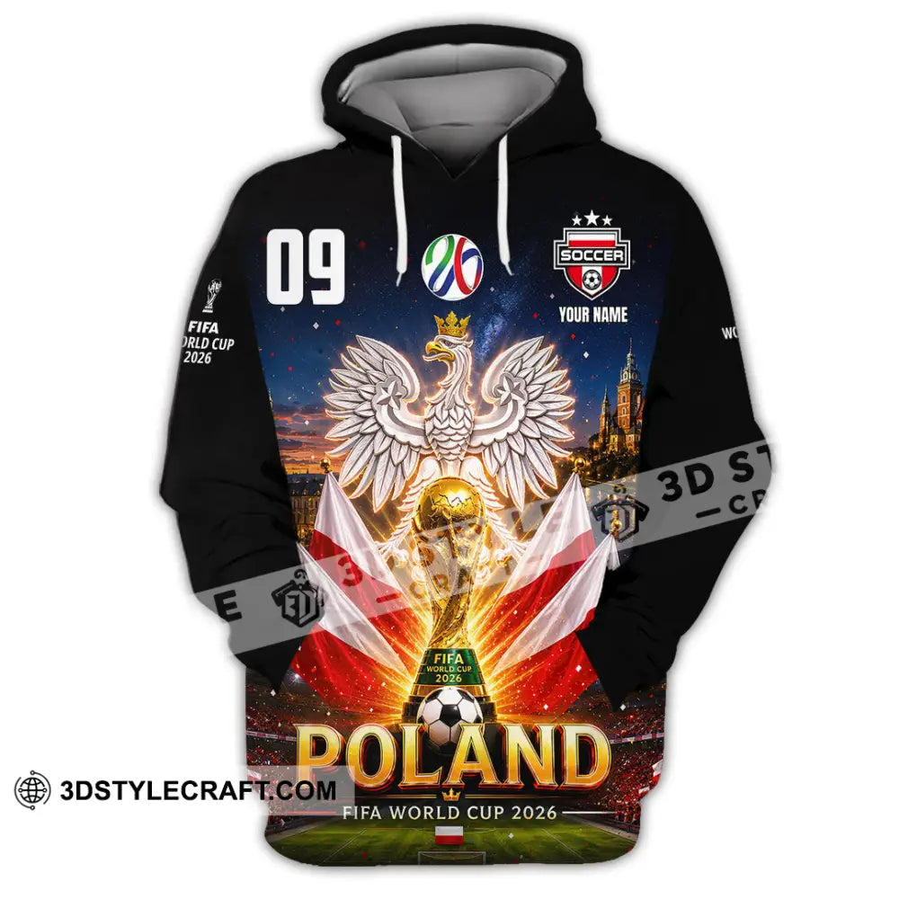 Unisex Shirt - Custom Poland World Cup 2026 Shirt - Hoodie / S - T-shirt