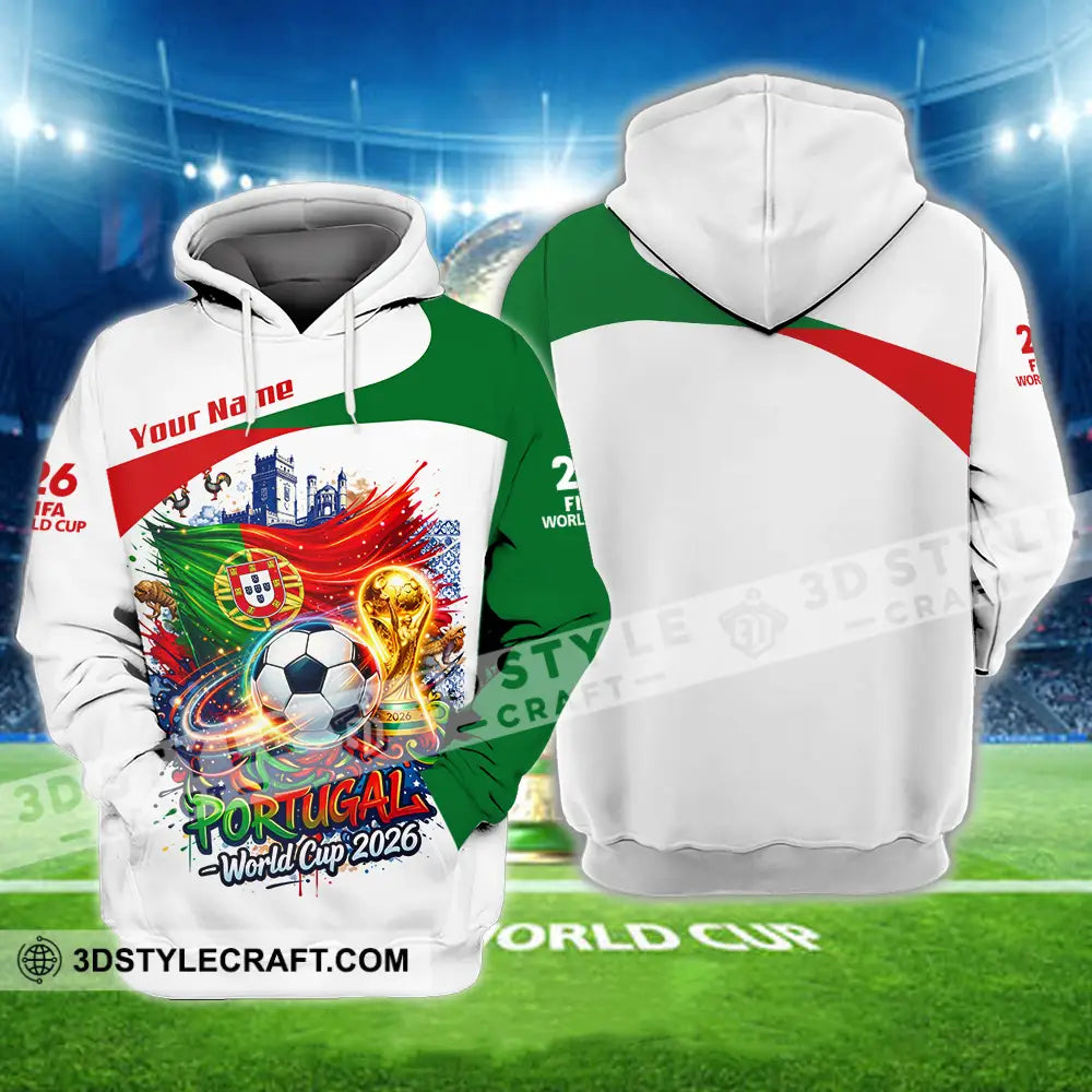Unisex Shirt - Custom Portugal World Cup 2026 3D Shirt - Hoodie / S - T-shirt