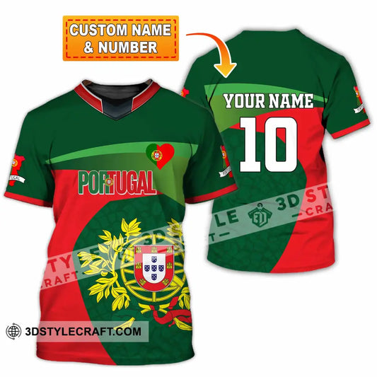 Unisex Shirt - Custom Portugal 3D Shirt T-shirt