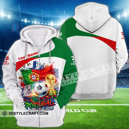 Unisex Shirt - Custom Portugal 3D Shirt style option 4