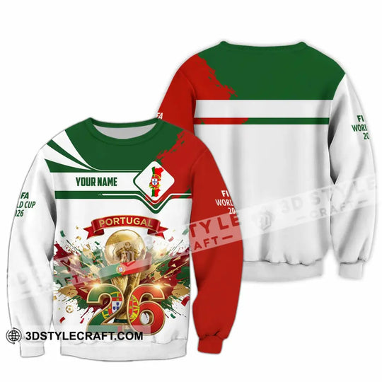 Unisex Shirt - Custom Portugal FIFA 3D Shirt style option 3