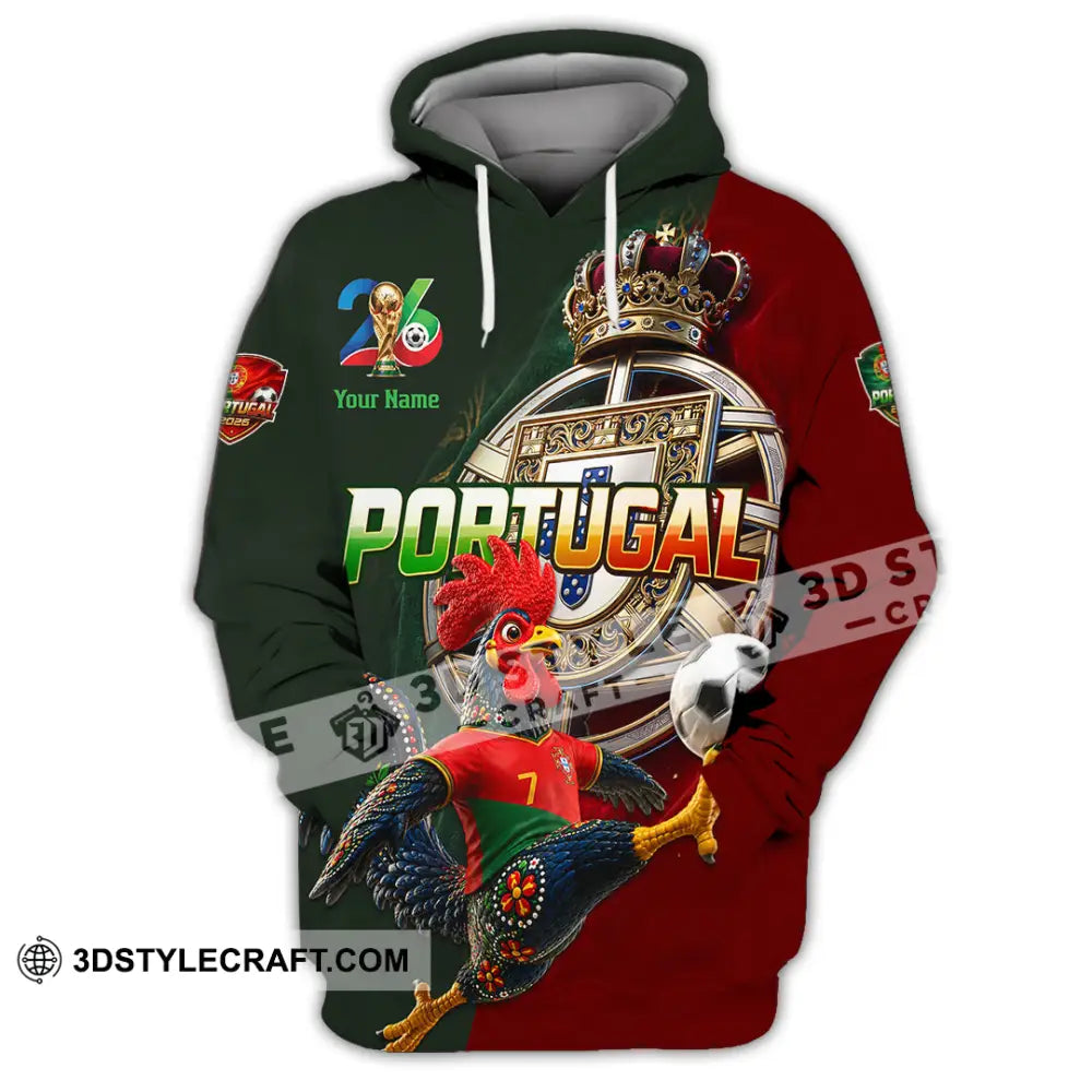 Unisex Shirt - Custom Portugal World Cup 2026 Shirt - Hoodie / S - T-shirt