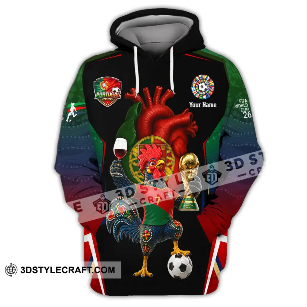 Unisex Shirt - Custom Portugal World Cup 2026 Shirt - Hoodie / S - T-shirt