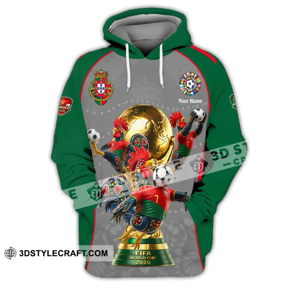 Unisex Shirt - Custom Portugal World Cup 2026 Shirt - Hoodie / S - T-shirt