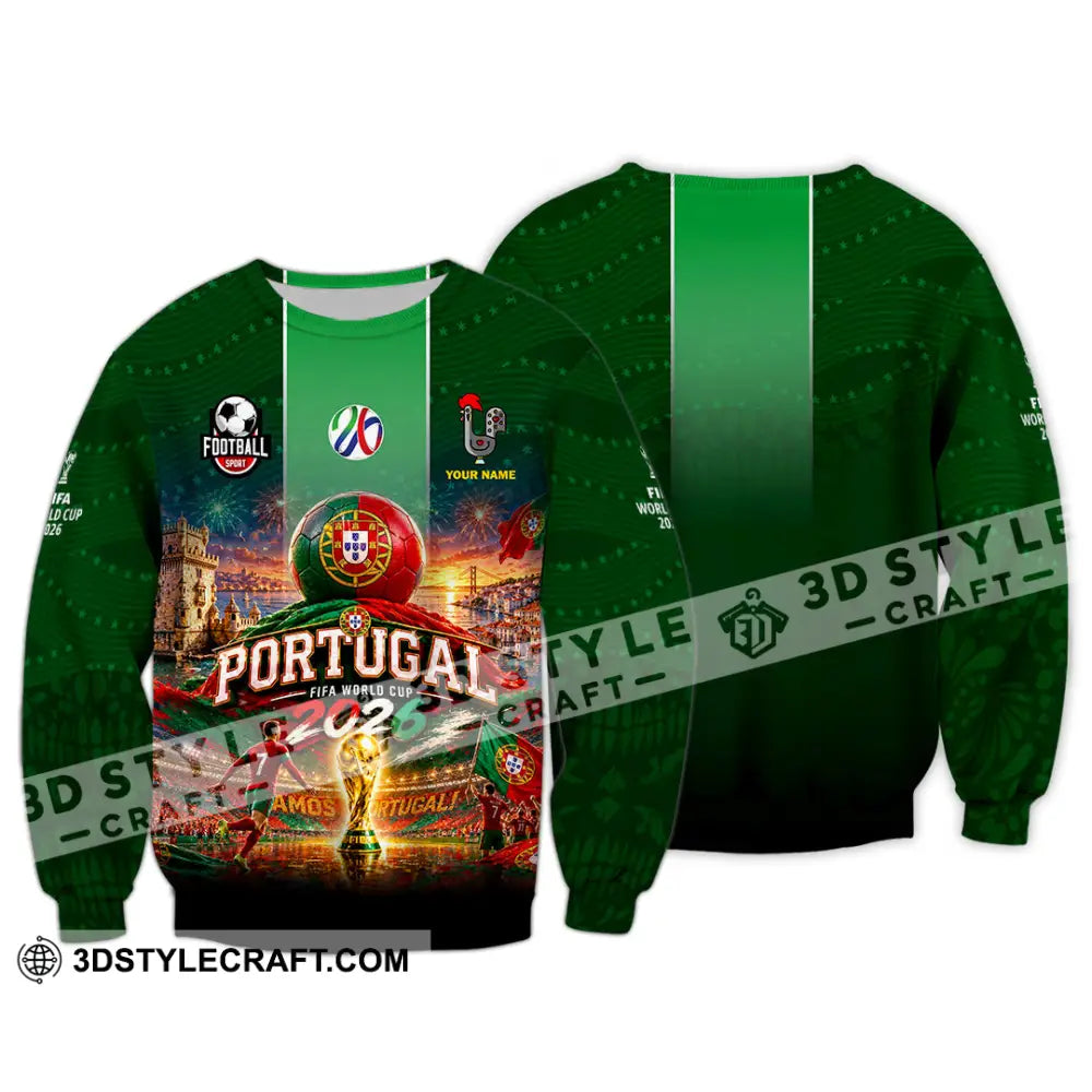 Unisex Shirt - Custom Portugal World Cup 2026 Shirt - Long Sleeve / S - T-shirt