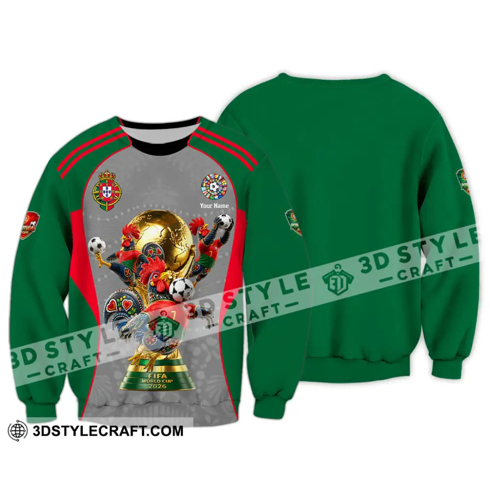 Unisex Shirt - Custom Portugal World Cup 2026 Shirt - Long Sleeve / S - T-shirt
