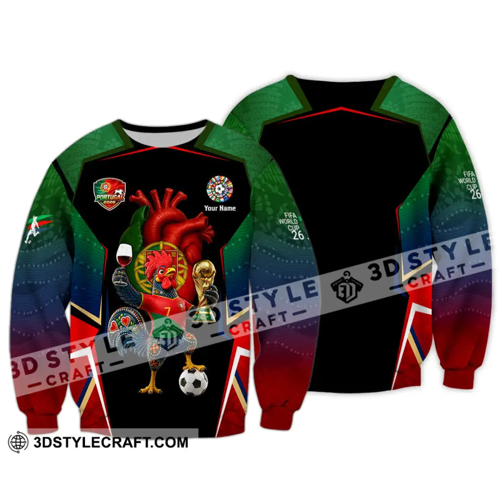 Unisex Shirt - Custom Portugal World Cup 2026 Shirt - Long Sleeve / S - T-shirt