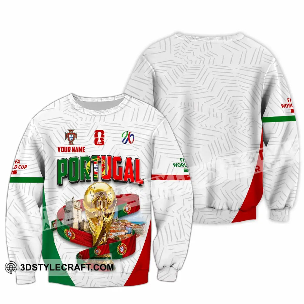 Unisex Shirt - Custom Portugal World Cup 2026 Shirt - Long Sleeve / S - T-shirt