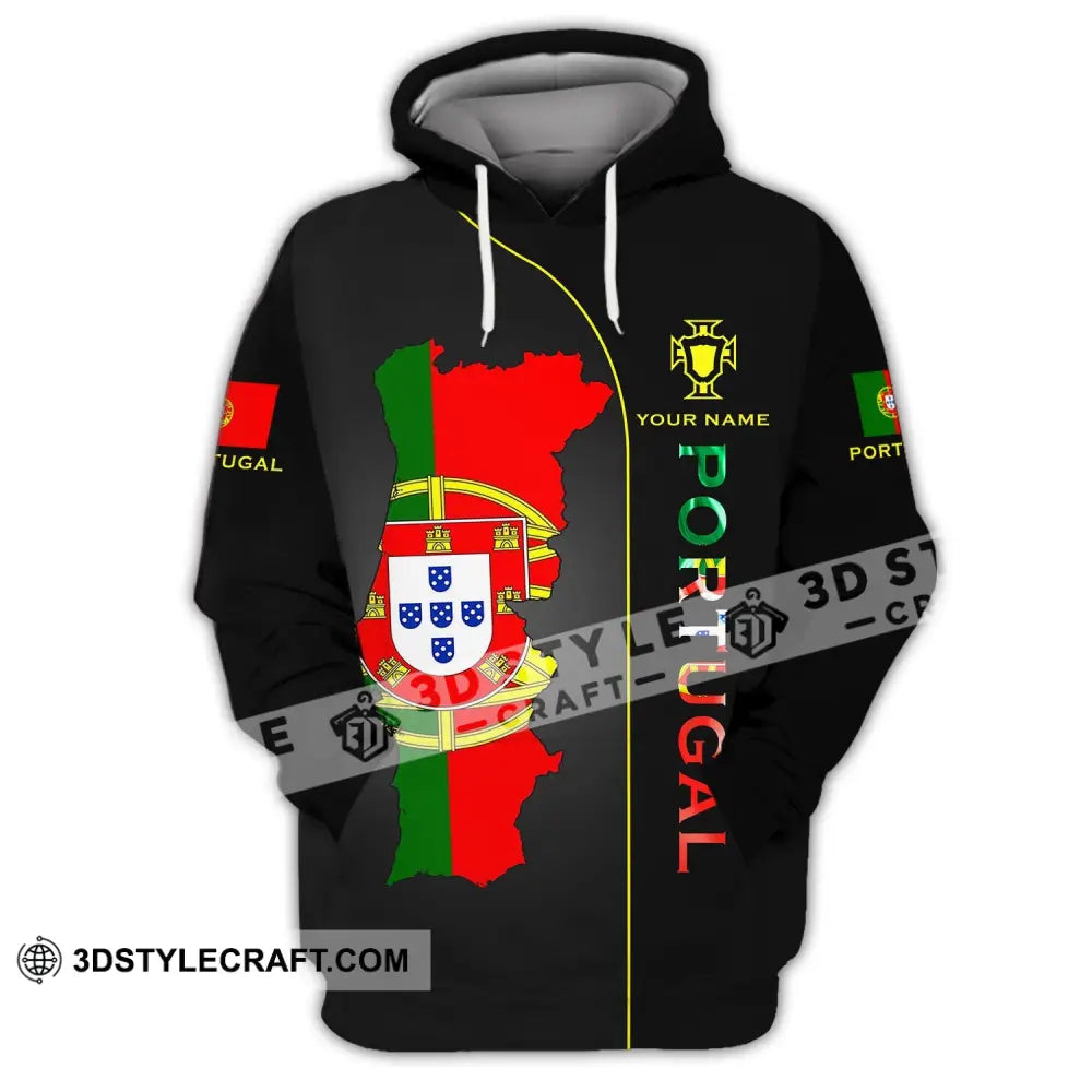 Unisex Shirt - Custom Portugal Name Hoodie / S T-Shirt