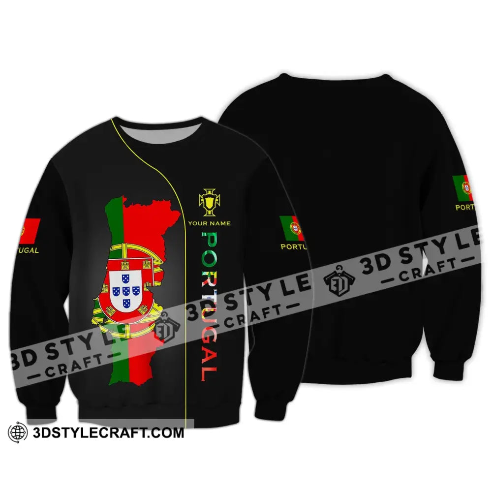 Unisex Shirt - Custom Portugal Name Long Sleeve / S T-Shirt