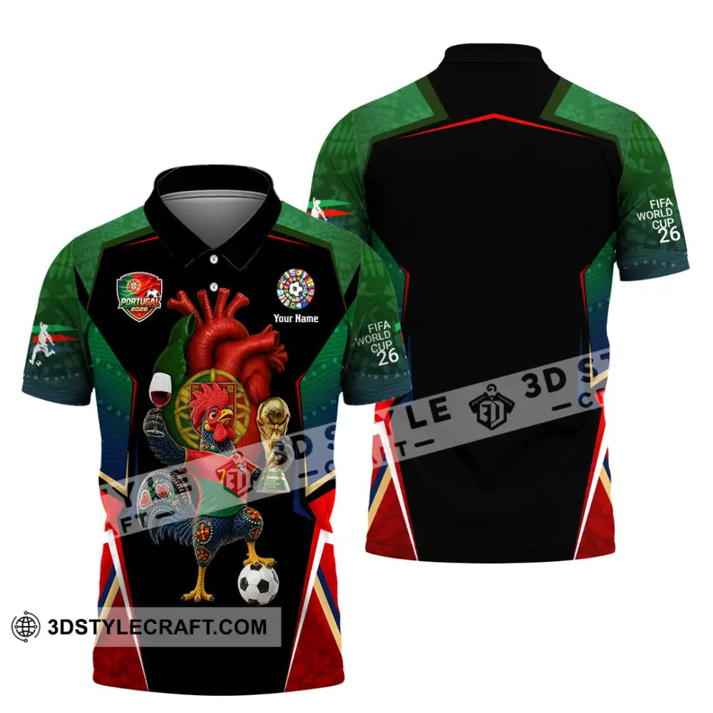 Unisex Shirt - Custom Portugal World Cup 2026 Shirt - Polo Shirt / S - T-shirt