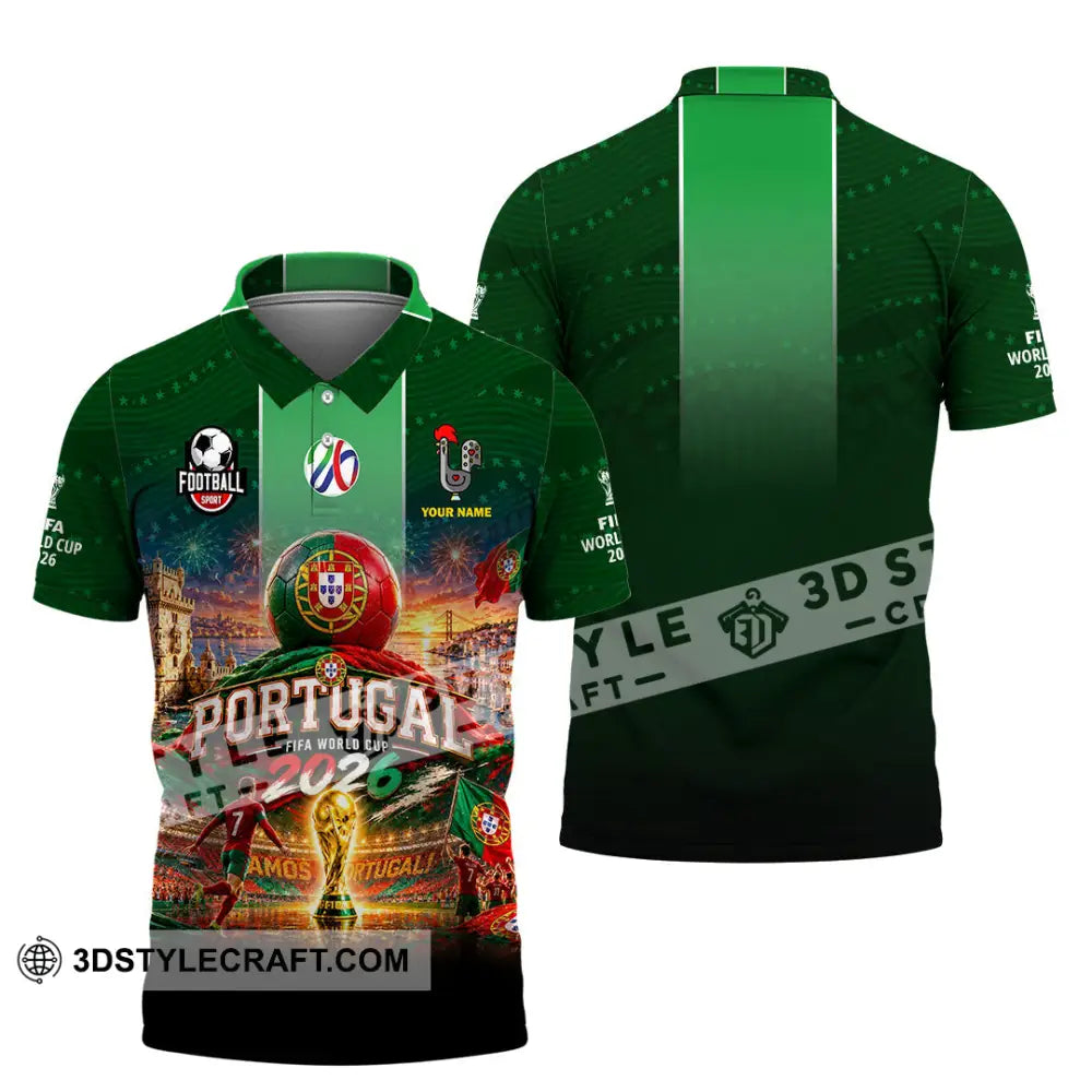 Unisex Shirt - Custom Portugal World Cup 2026 Shirt - Polo Shirt / S - T-shirt