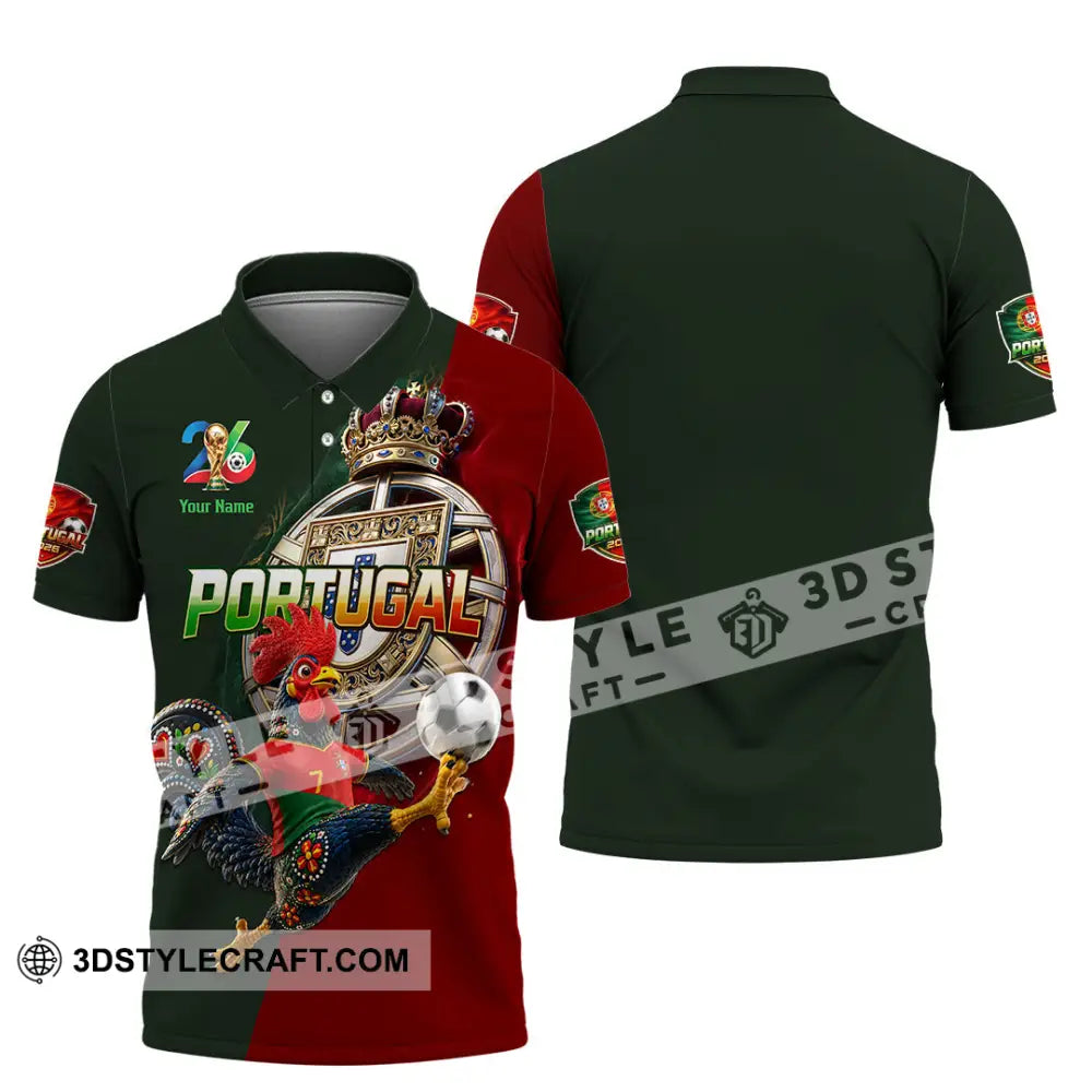 Unisex Shirt - Custom Portugal World Cup 2026 Shirt - Polo Shirt / S - T-shirt