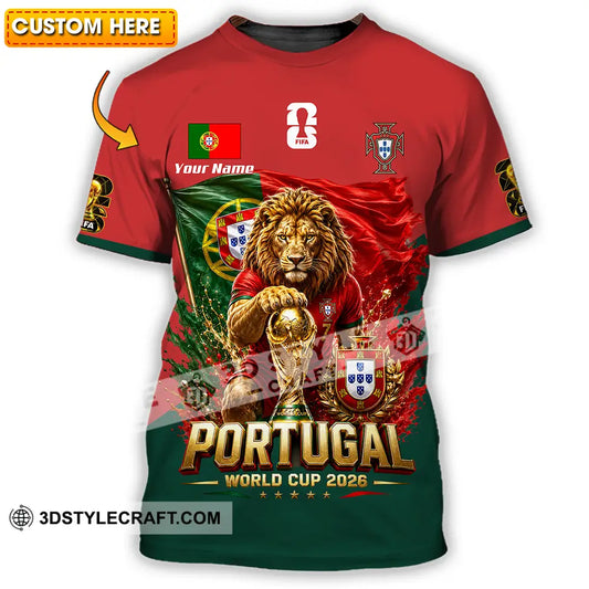 Unisex Shirt - Custom Portugal World Cup 2026 Shirt - T-shirt