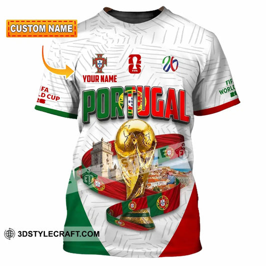 Unisex Shirt - Custom Portugal World Cup 2026 Shirt - T-shirt
