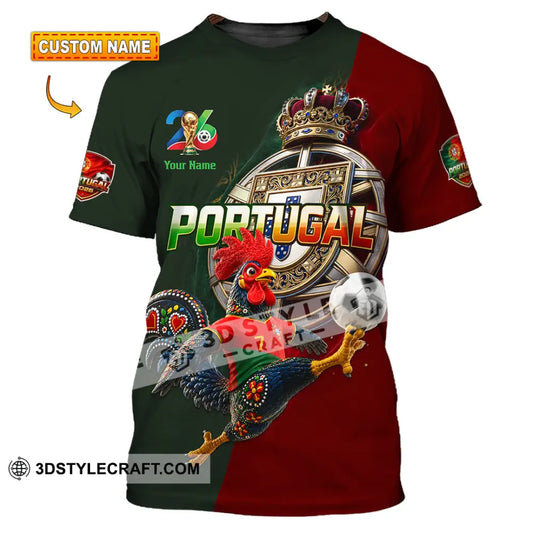 Unisex Shirt - Custom Portugal World Cup 2026 Shirt - T-shirt