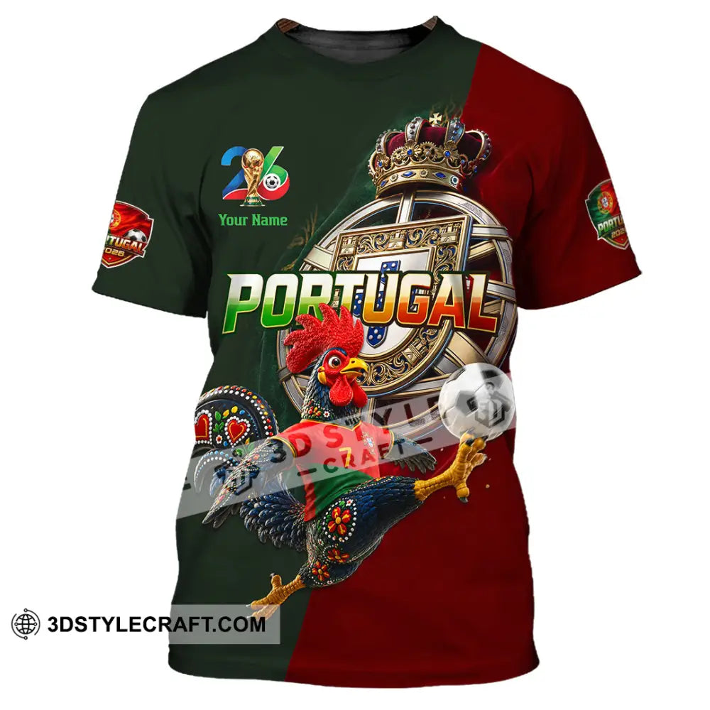 Unisex Shirt - Custom Portugal World Cup 2026 Shirt - T-Shirt / S - T-shirt