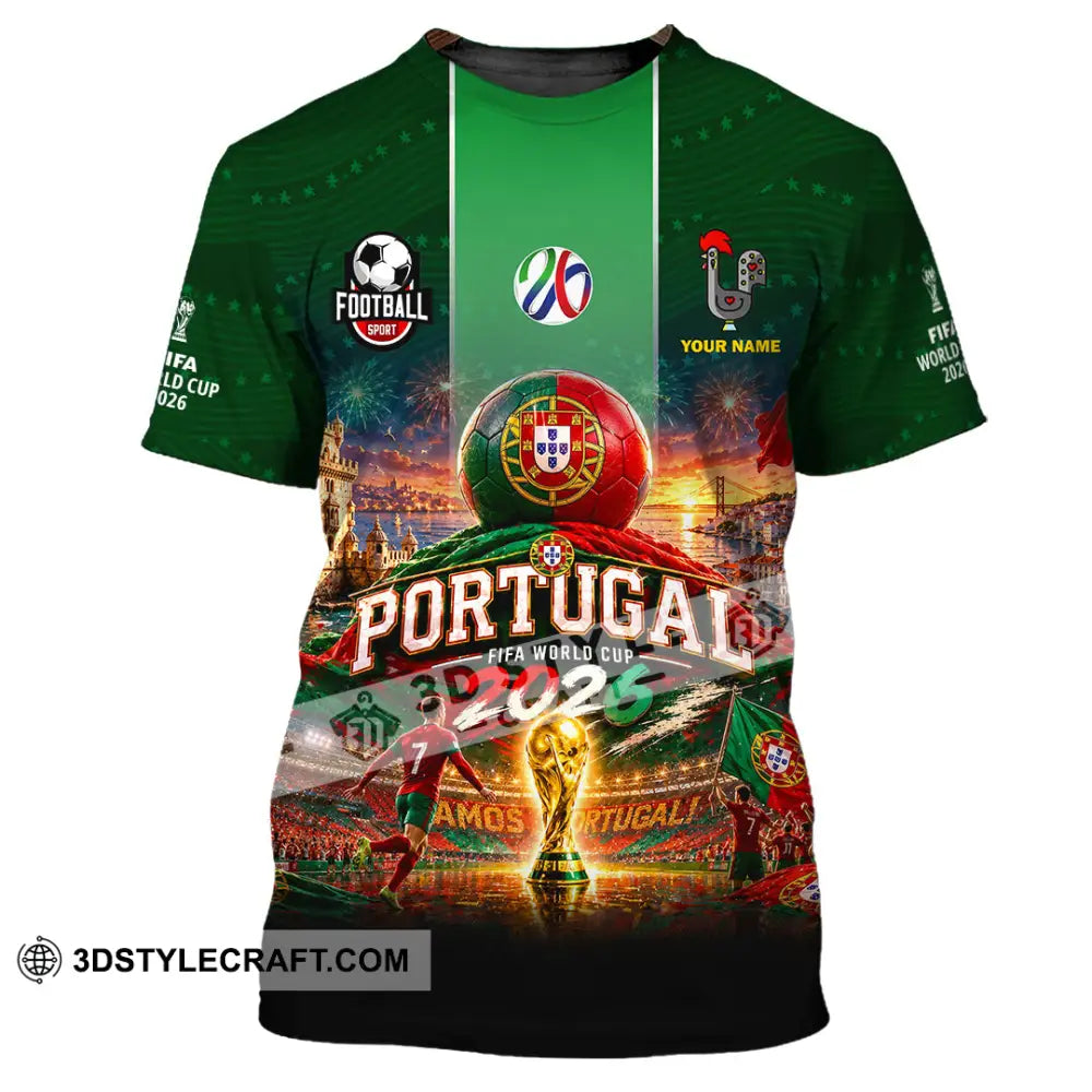 Unisex Shirt - Custom Portugal World Cup 2026 Shirt - T-Shirt / S - T-shirt