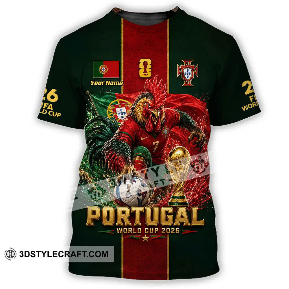 Unisex Shirt - Custom Portugal World Cup 2026 Shirt - T-Shirt / S - T-shirt
