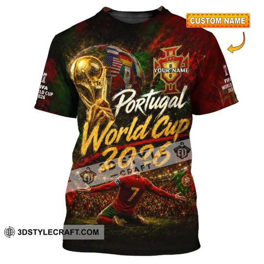 Unisex Shirt - Custom Portugal World Cup 2026 Shirt style option 1