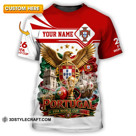 Unisex Shirt - Custom Portugal World Cup 2026 Shirt style option 1