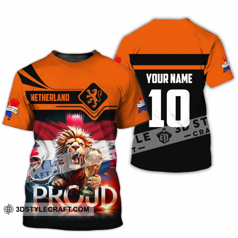 Unisex Shirt - Custom Proud Netherlands World Cup 2026 3D Shirt T-Shirt / S T-shirt