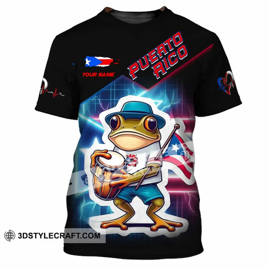 Unisex Shirt - Custom Puerto Rico 3D Shirt style option 2