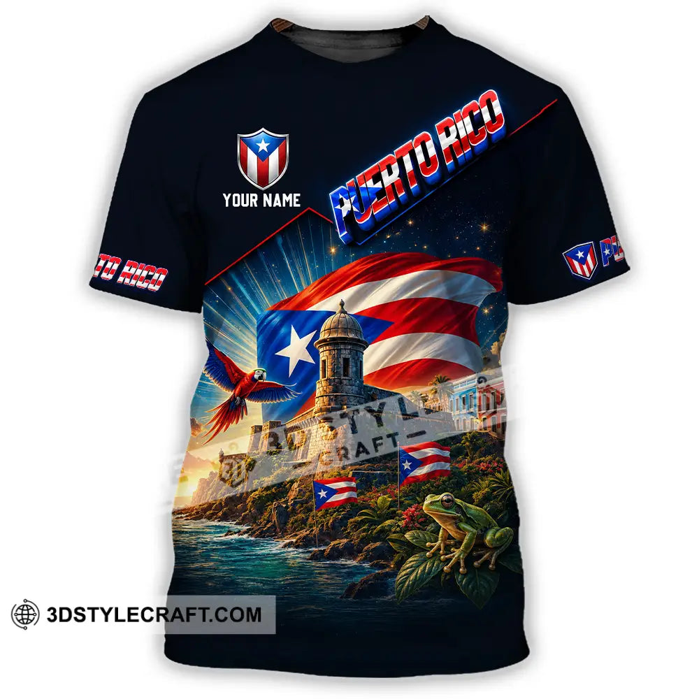 Unisex Shirt - Custom Puerto Rico Shirt - T-Shirt / S - T-shirt
