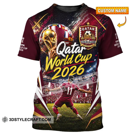 Unisex Shirt - Custom Qatar World Cup 2026 Shirt style option 1