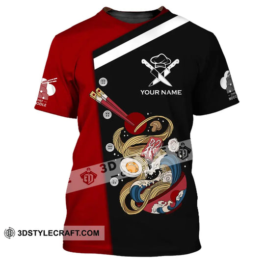 Unisex Shirt, Custom Ramen Chef Shirt, Chef Noodle, Ramen Chef T-Shirt style option 2