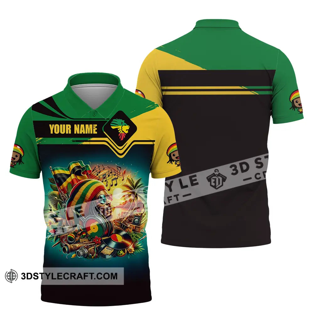 Unisex Shirt - Custom Reggae Shirt Polo Shirt / S T-shirt