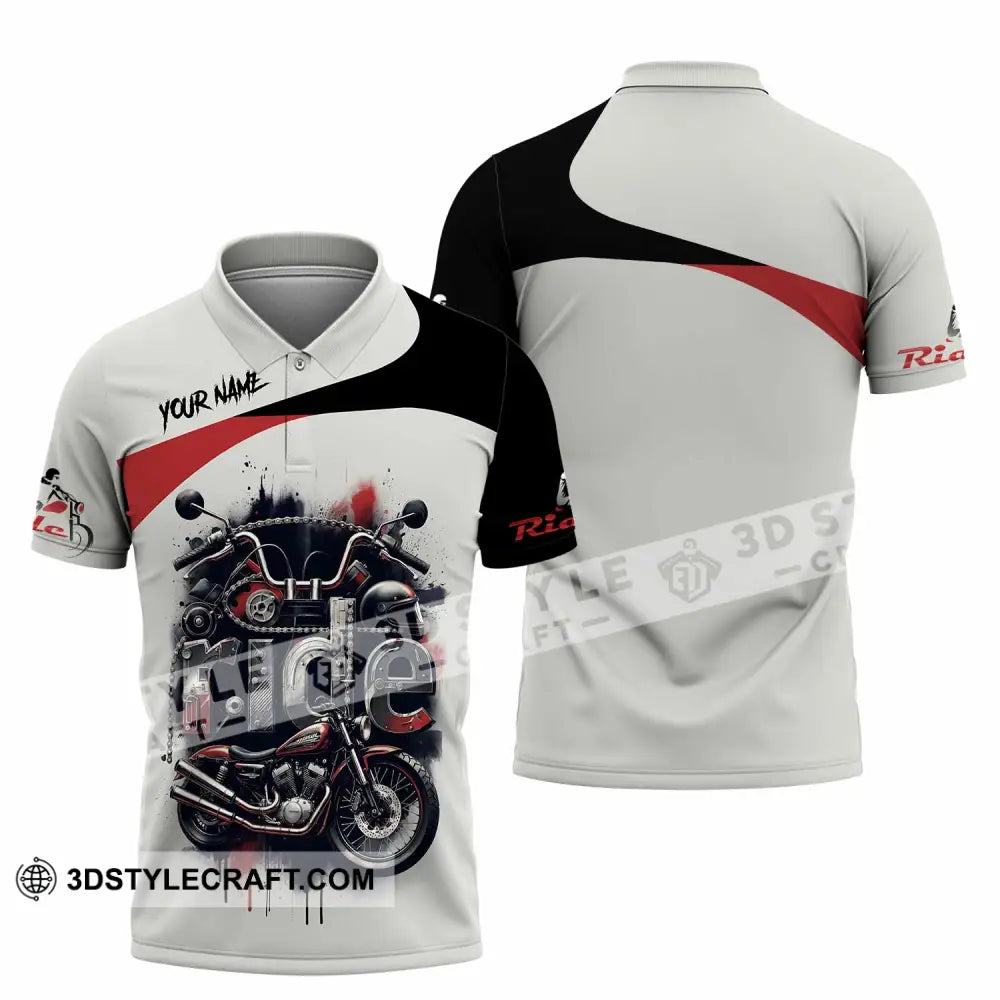 Unisex Shirt - Custom Ride 3D Shirt Polo Shirt / S T-shirt